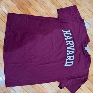 Harvard Maroon Graphic Tee with White Logo